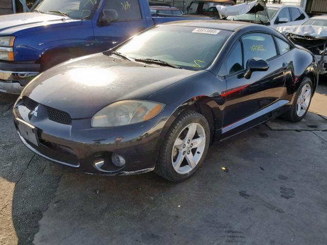 4A3AK24F67E018229 - 2007 MITSUBISHI ECLIPSE GS BLACK photo 2