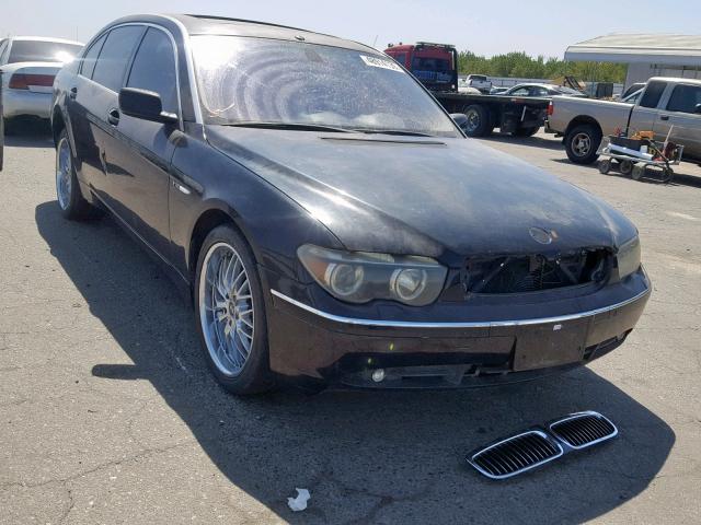 WBAGN834X3DK10385 - 2003 BMW 760 LI BLACK photo 1