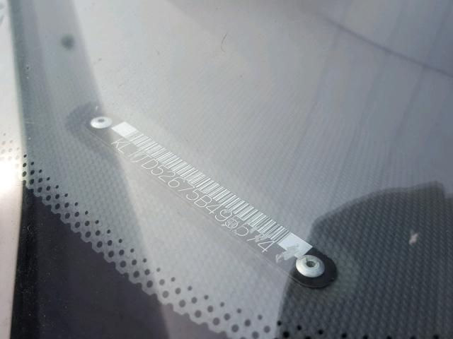 KL1TD52675B495574 - 2005 CHEVROLET AVEO BASE Qara foto 10