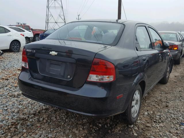 KL1TD52675B495574 - 2005 CHEVROLET AVEO BASE Qara foto 4