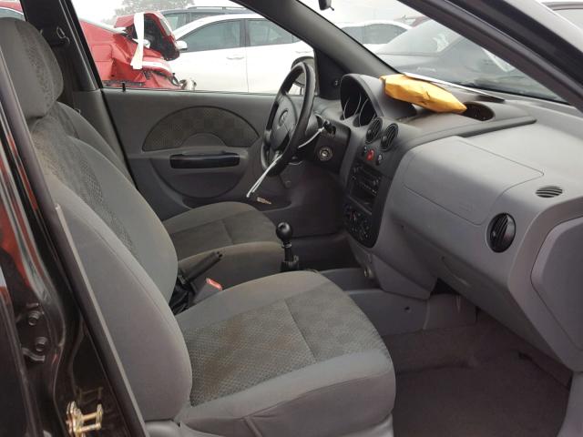 KL1TD52675B495574 - 2005 CHEVROLET AVEO BASE Qara foto 5
