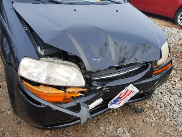 KL1TD52675B495574 - 2005 CHEVROLET AVEO BASE Qara foto 9