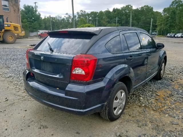 1B3HB28B88D621300 - 2008 DODGE CALIBER BLUE photo 4