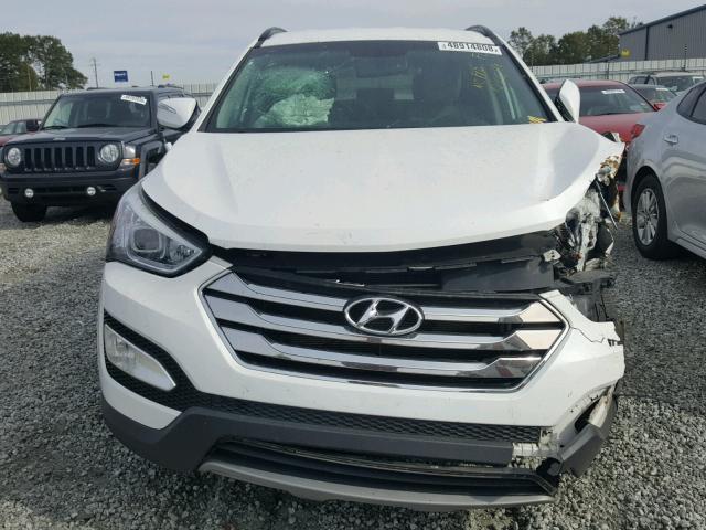 5XYZUDLB0DG037677 - 2013 HYUNDAI SANTA FE S WHITE photo 7