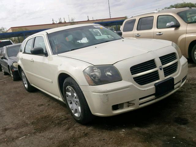 2D4FV48T45H593384 - 2005 DODGE MAGNUM SE WHITE photo 1