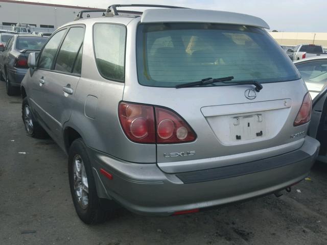 JT6GF10U0X0036570 - 1999 LEXUS RX 300 GRAY photo 3