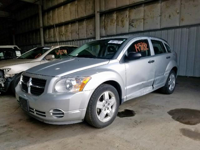 1B3HB48B38D779524 - 2008 DODGE CALIBER SX SILVER photo 2