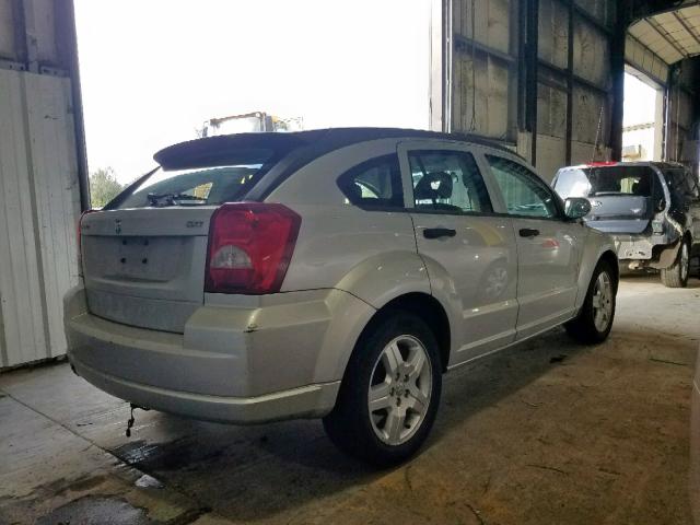 1B3HB48B38D779524 - 2008 DODGE CALIBER SX SILVER photo 4