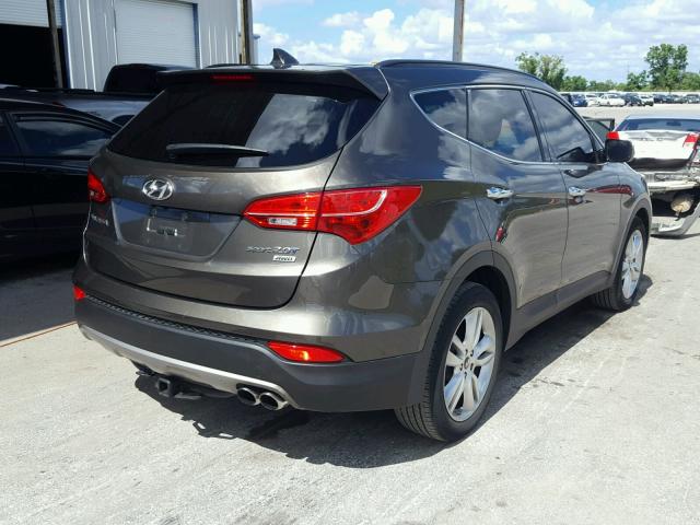 5XYZUDLAXDG066756 - 2013 HYUNDAI SANTA FE S BLACK photo 4