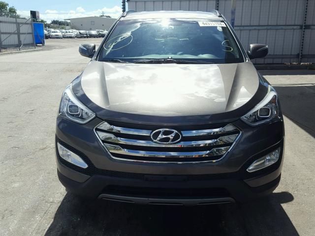 5XYZUDLAXDG066756 - 2013 HYUNDAI SANTA FE S BLACK photo 9