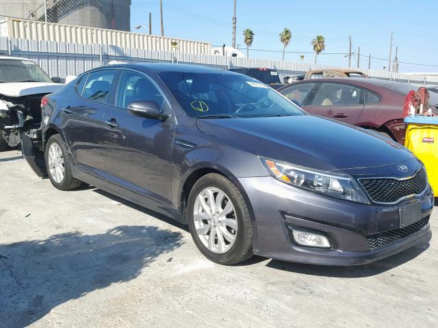 5XXGM4A70FG462152 - 2015 KIA OPTIMA LX GRAY photo 1