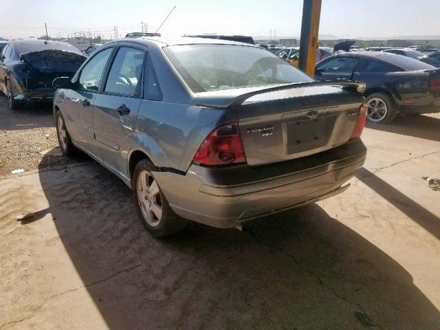 1FAFP34N45W232138 - 2005 FORD FOCUS ZX4 GRAY photo 3