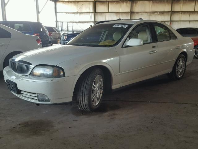 1LNHM87A25Y614573 - 2005 LINCOLN LS WHITE photo 2