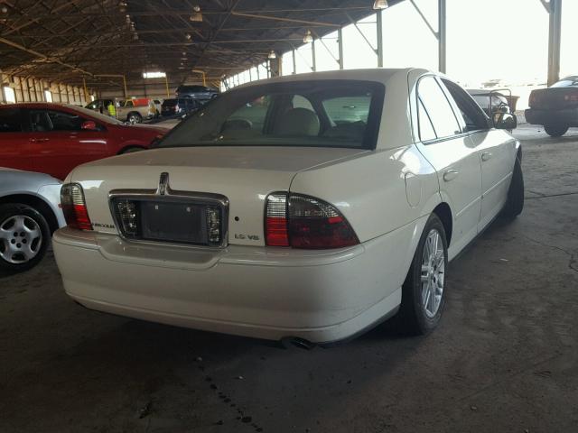 1LNHM87A25Y614573 - 2005 LINCOLN LS WHITE photo 4