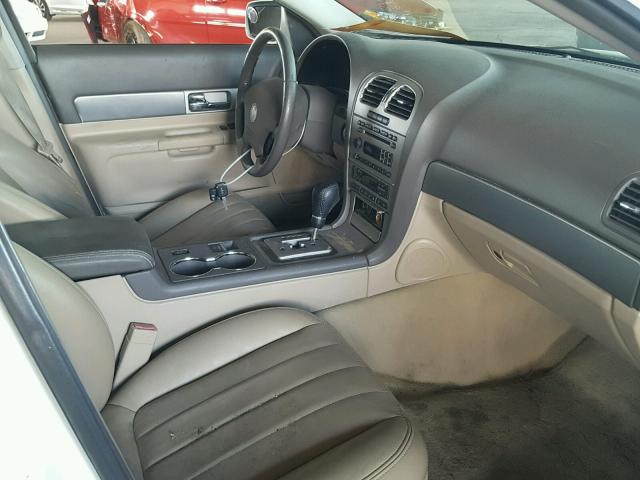 1LNHM87A25Y614573 - 2005 LINCOLN LS WHITE photo 5