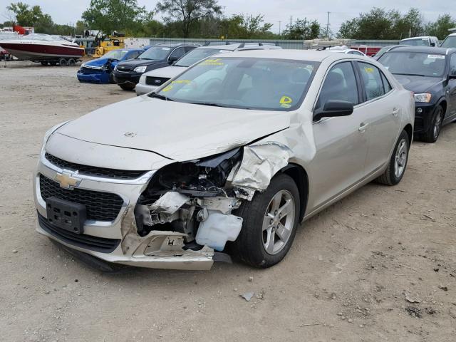 1G11B5SL6FF148736 - 2015 CHEVROLET MALIBU LS 金色 照片 2