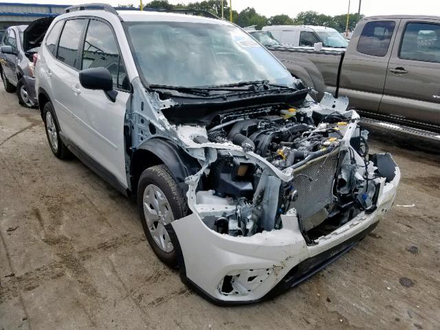 JF2SKACC3KH465232 - 2019 SUBARU FORESTER WHITE photo 1