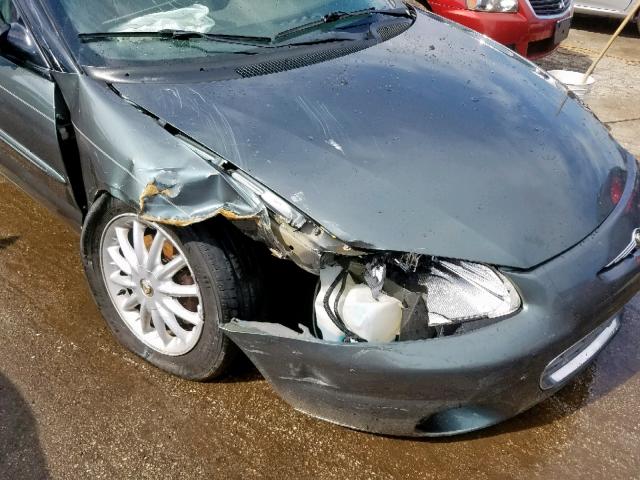 1C3EL55T93N503647 - 2003 CHRYSLER SEBRING LX GREEN photo 9