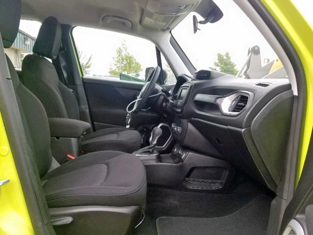 ZACCJBAB7JPH14841 - 2018 JEEP RENEGADE S მწვანე ფოტო 5