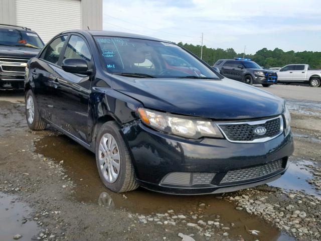 KNAFU4A2XD5684132 - 2013 KIA FORTE EX BLACK photo 1