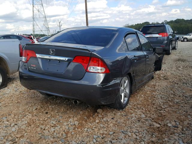 2HGFA16689H312814 - 2009 HONDA CIVIC GRAY photo 4