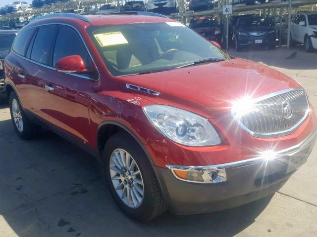 FGAKRCED4CJ123523 - 2012 BUICK ENCLAVE RED photo 1