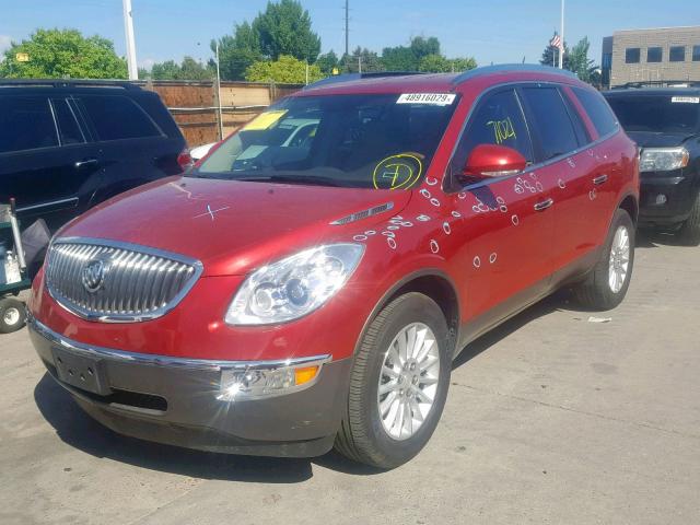 FGAKRCED4CJ123523 - 2012 BUICK ENCLAVE RED photo 2