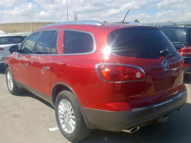 FGAKRCED4CJ123523 - 2012 BUICK ENCLAVE RED photo 3