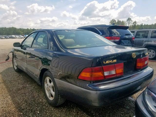 JT8BF22G0V0008375 - 1997 LEXUS ES 300 BLACK photo 3