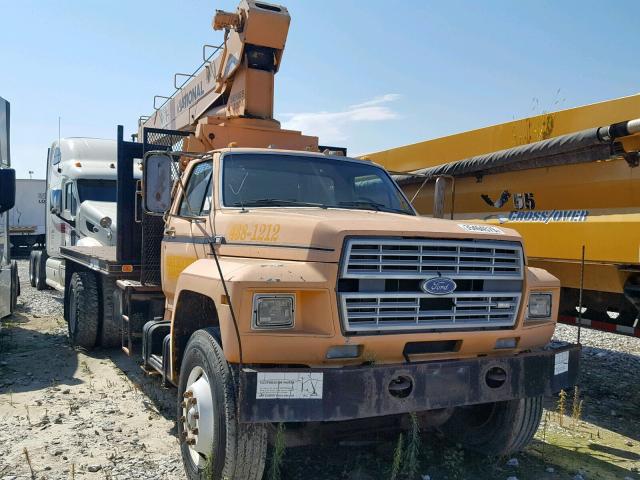 1FDPK87U2FVA60305 - 1985 FORD F8000 YELLOW photo 1