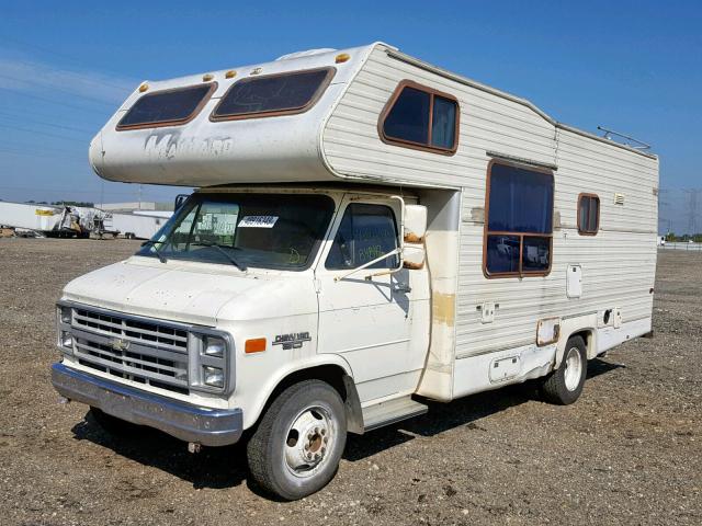 2GBJG31M4G4122624 - 1986 CHEVROLET VAN 30 WHITE photo 2