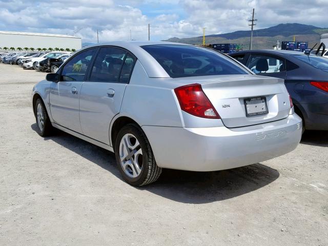 1G8AL52F53Z177308 - 2003 SATURN ION LEVEL SILVER photo 3