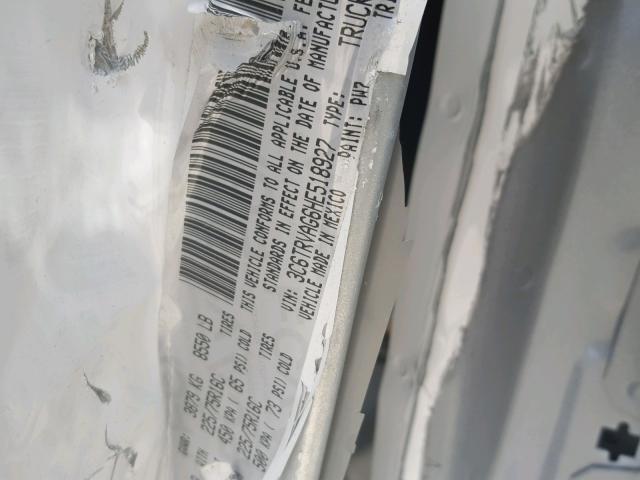 3C6TRVAG6HE518927 - 2017 RAM PROMASTER 白色 照片 10