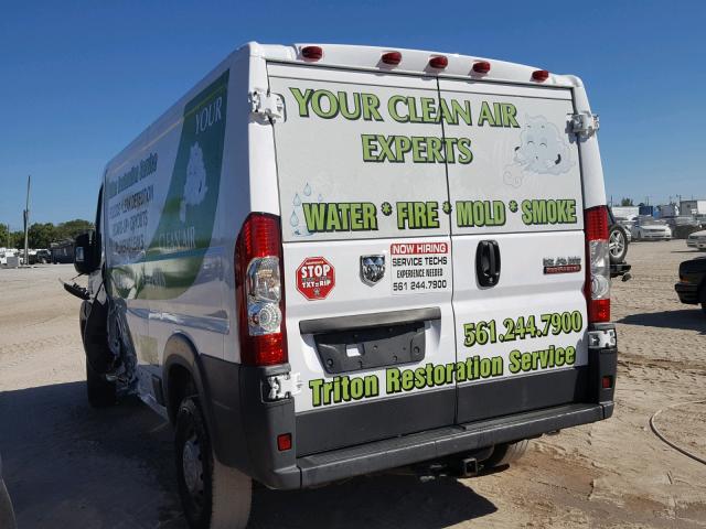 3C6TRVAG6HE518927 - 2017 RAM PROMASTER 白色 照片 3