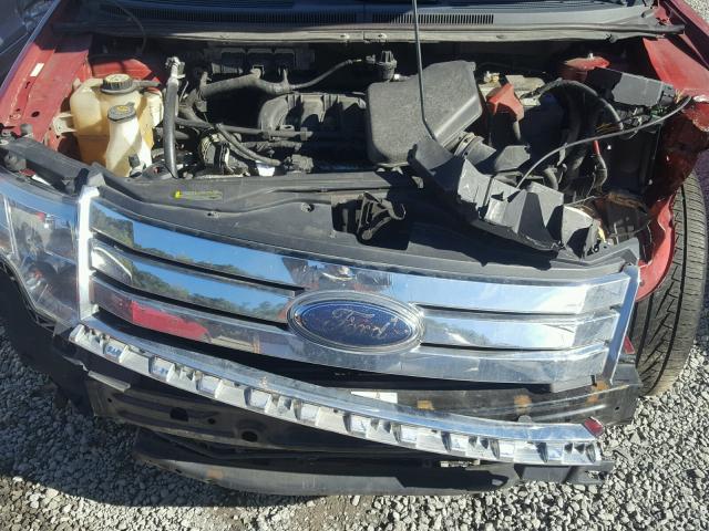 2FMDK49C38BB08005 - 2008 FORD EDGE LIMIT RED photo 7