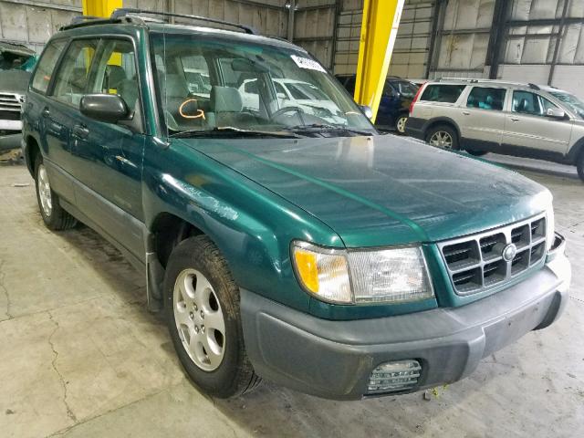 JF1SF6355YG725510 - 2000 SUBARU FORESTER L GREEN photo 1