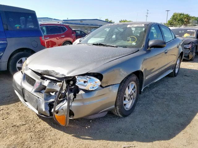 1G2NF52E34M560785 - 2004 PONTIAC GRAND AM S GRAY photo 2