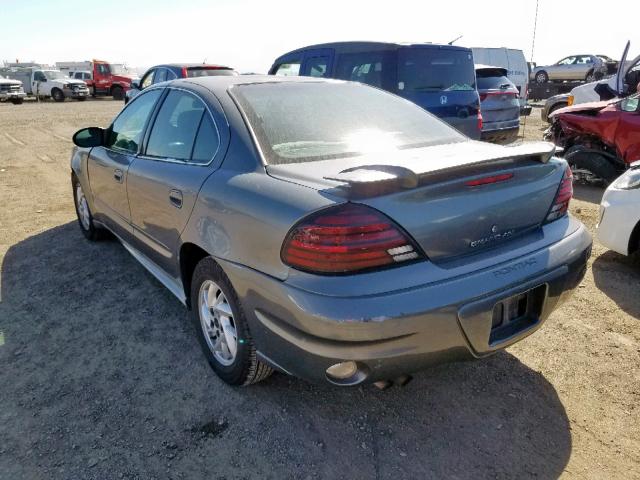 1G2NF52E34M560785 - 2004 PONTIAC GRAND AM S GRAY photo 3