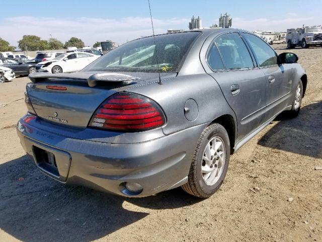 1G2NF52E34M560785 - 2004 PONTIAC GRAND AM S GRAY photo 4