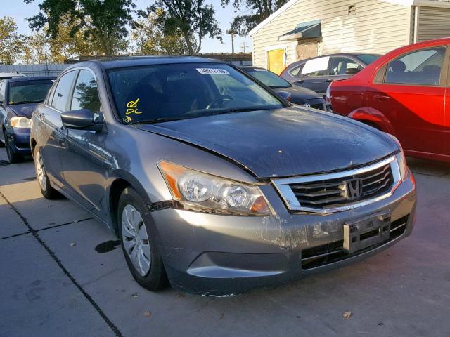 1HGCP26338A143540 - 2008 HONDA ACCORD LX GRAY photo 1