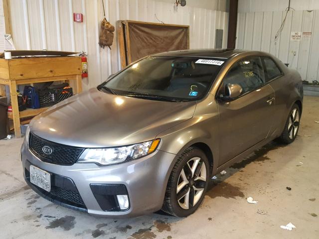 KNAFW6A39A5180651 - 2010 KIA FORTE SX SILVER photo 2