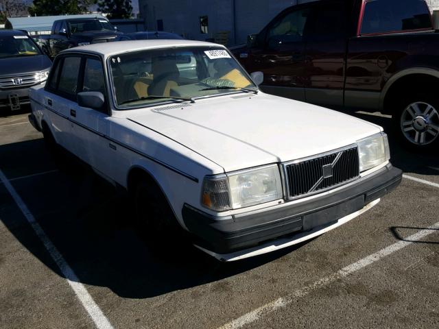 YV1AX8840G1181427 - 1986 VOLVO 244 DL WHITE photo 1