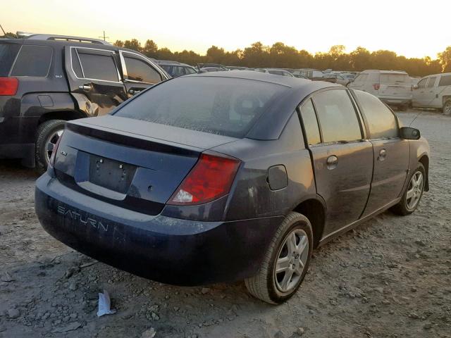 1G8AJ55F27Z201734 - 2007 SATURN ION LEVEL BLUE photo 4