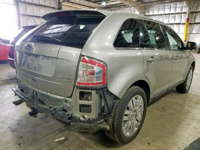 2FMDK49C28BA84005 - 2008 FORD EDGE LIMIT SILVER photo 4