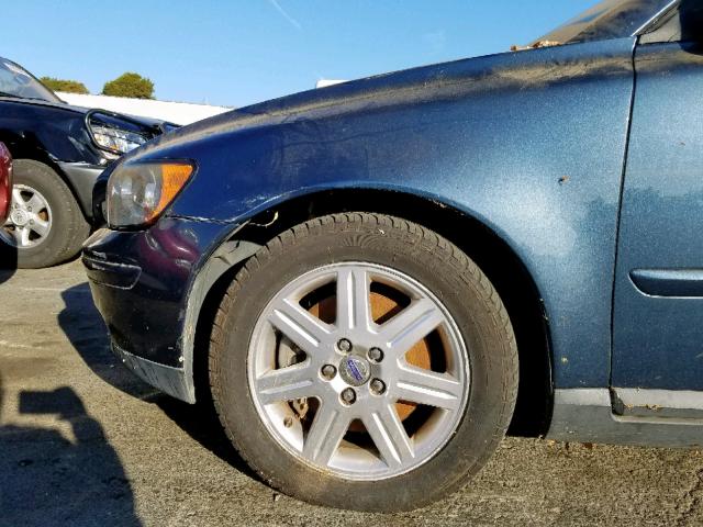 YV1MS390372289318 - 2007 VOLVO S40 2.4I BLUE photo 9