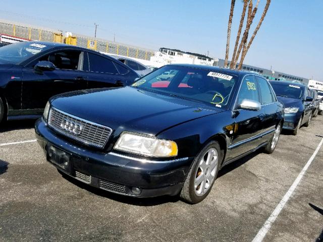 WAUGU54D71N011088 - 2001 AUDI S8 QUATTRO BLACK photo 2