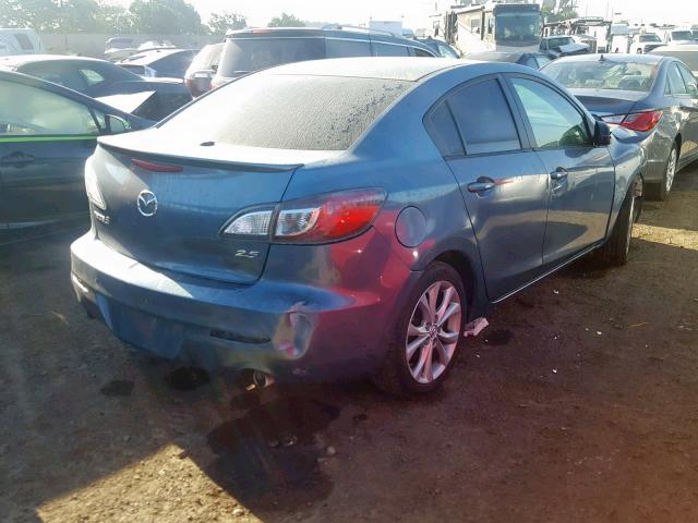 JM1BL1U62B1486344 - 2011 MAZDA 3 S BLUE photo 4