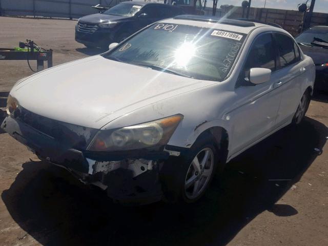 1HGCP26868A150638 - 2008 HONDA ACCORD EXL WHITE photo 2