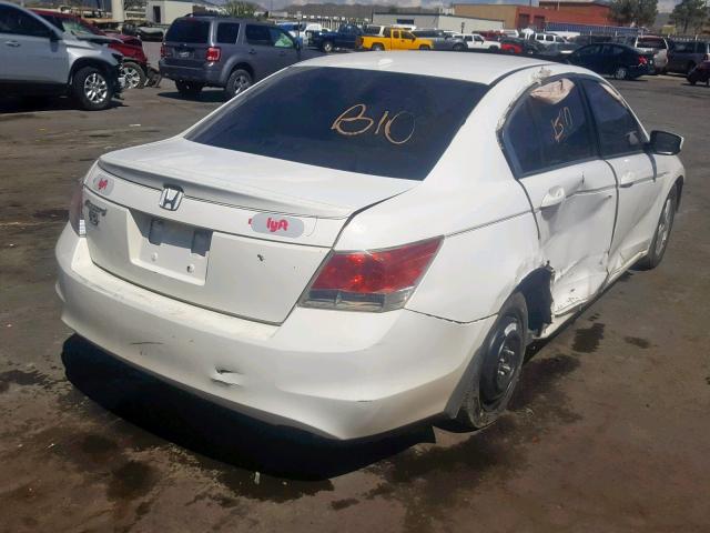 1HGCP26868A150638 - 2008 HONDA ACCORD EXL WHITE photo 4