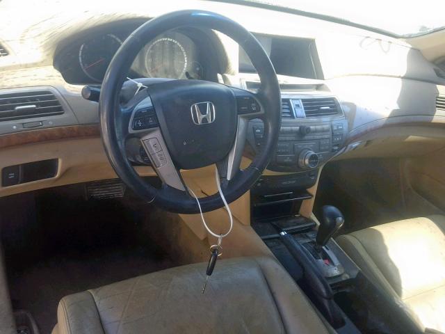 1HGCP26868A150638 - 2008 HONDA ACCORD EXL WHITE photo 9